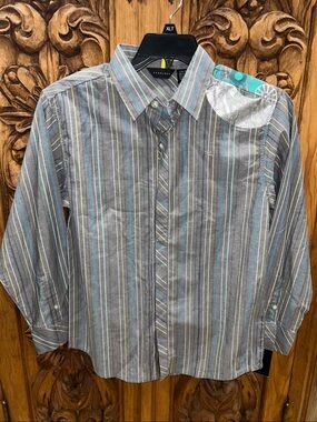 NWT Sean John size 14 boys striped dress shirt
